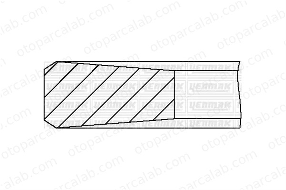 YENMAK 91-09908-000 Segman (81.51MM-0.50) RENAULT ESPACE II JEEP CHEROKEE 9109908000 7701462255