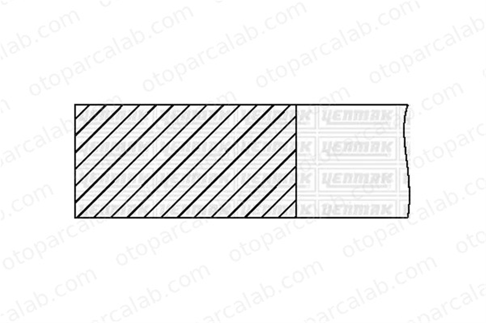 YENMAK 96-09449-050 Segman (76.10MM-0.50) FORD FOCUS I FIESTA V