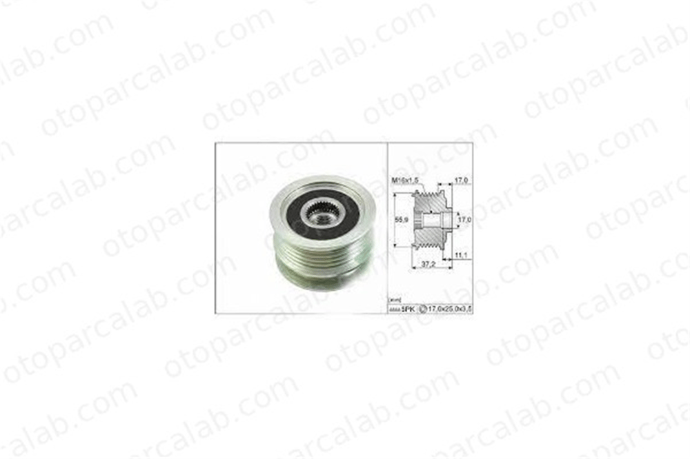 ZENON RN2189 Alternatör Kasnağı RENAULT KANGOO Express DACIA DUSTER 7701477689 7700110616