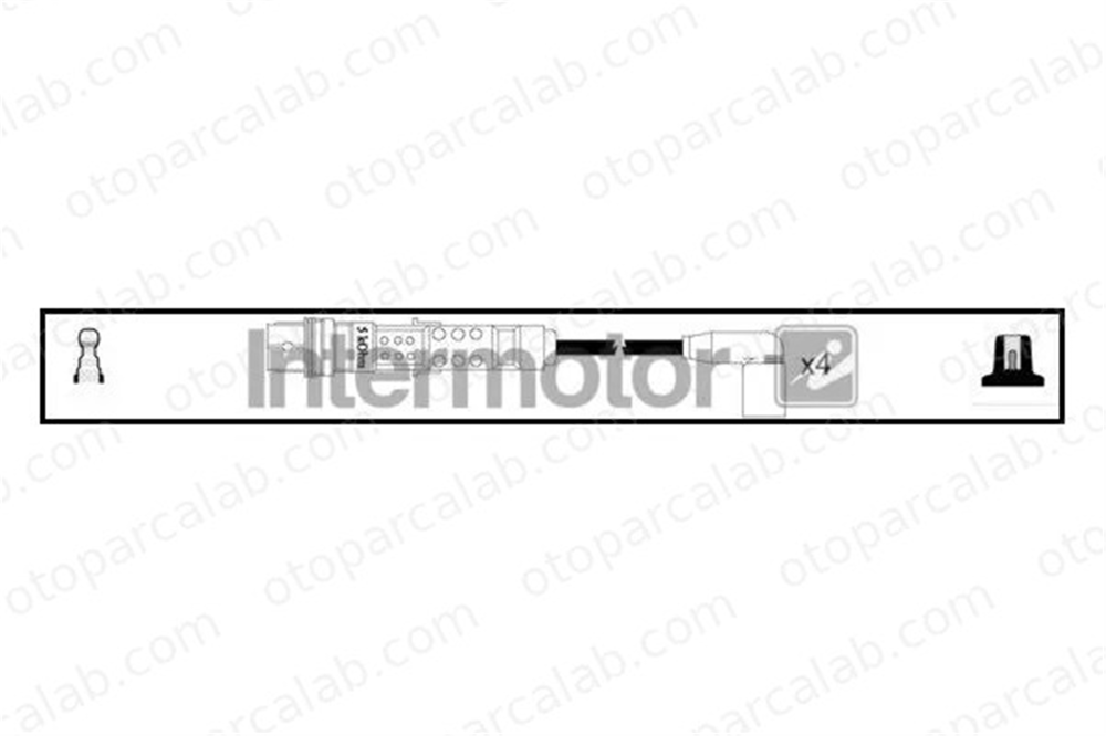 ZETEX ZX3029 Buji Kablosu SKODA RAPID SEAT IBIZA IV 3F905409 3F905409C