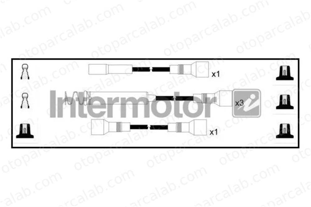 ZETEX ZX3037 Buji Kablosu OPEL OMEGA A Station wagon OMEGA A 1612497 1612531