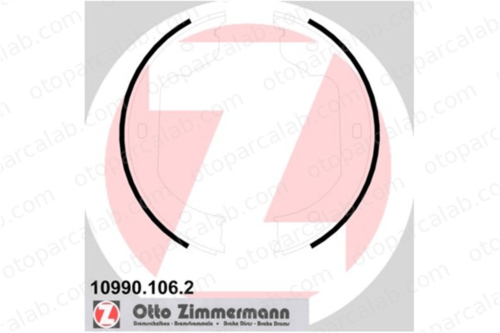 ZIMMERMANN 10990.106.2 Fren Pabuçlu Balata Arka BMW 5 5 Touring 34416761293 7L6698525