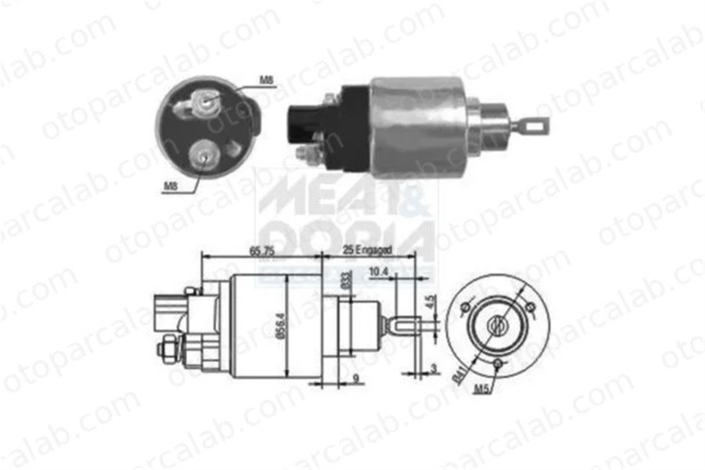 ZM 0978 Marş Otomatiği TOYOTA CARINA E VI COROLLA Liftback 2815002080 281000B020