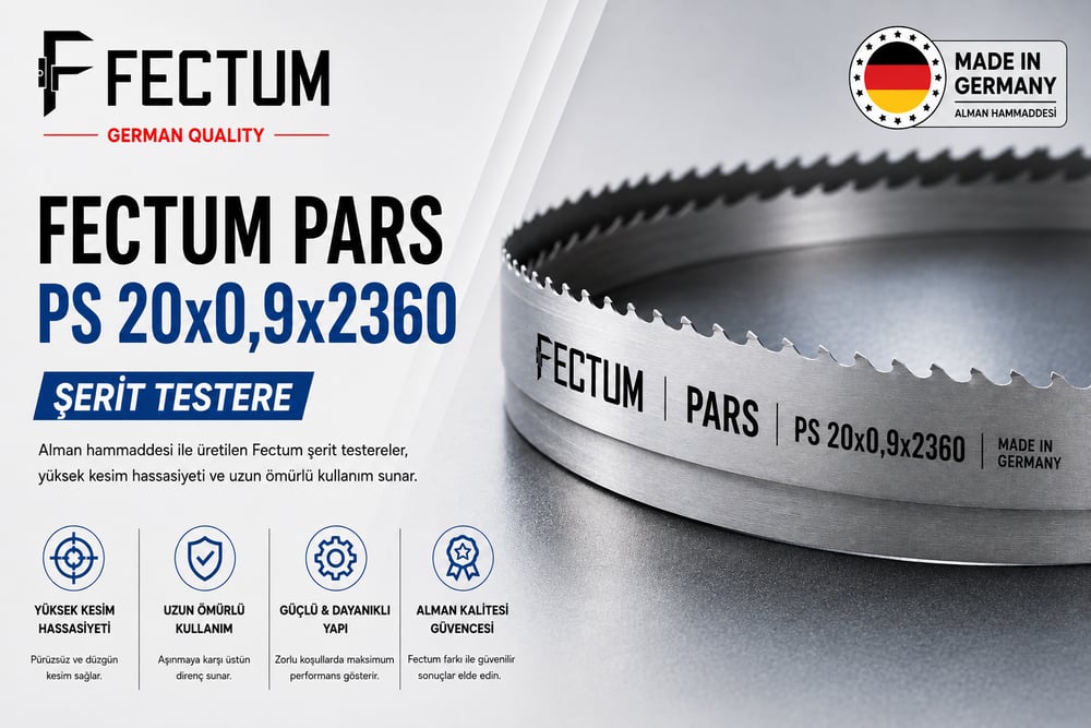 FECTUM PARS GENEL KULLANIM ŞERİT TESTERE PS 20x0,9x2360 5/8