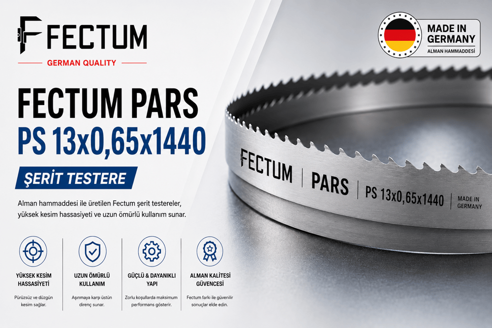 FECTUM PARS PS 13x0,65x1440 Genel Kullanım Şerit Testere