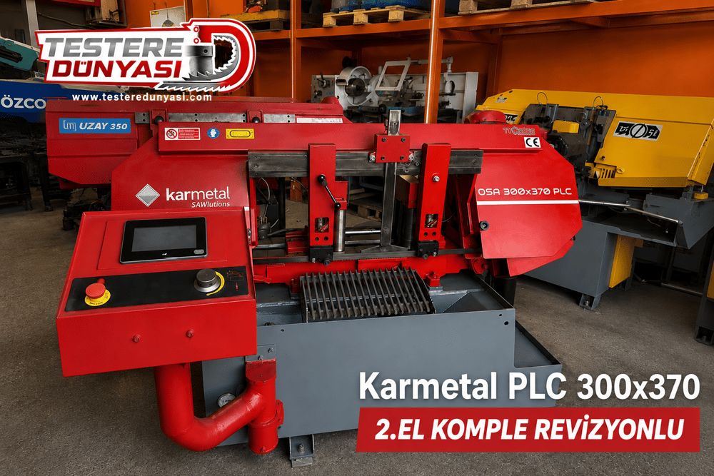 KARMETAL 300X370 PLC 2.EL KOMPLE REVİZYONLU