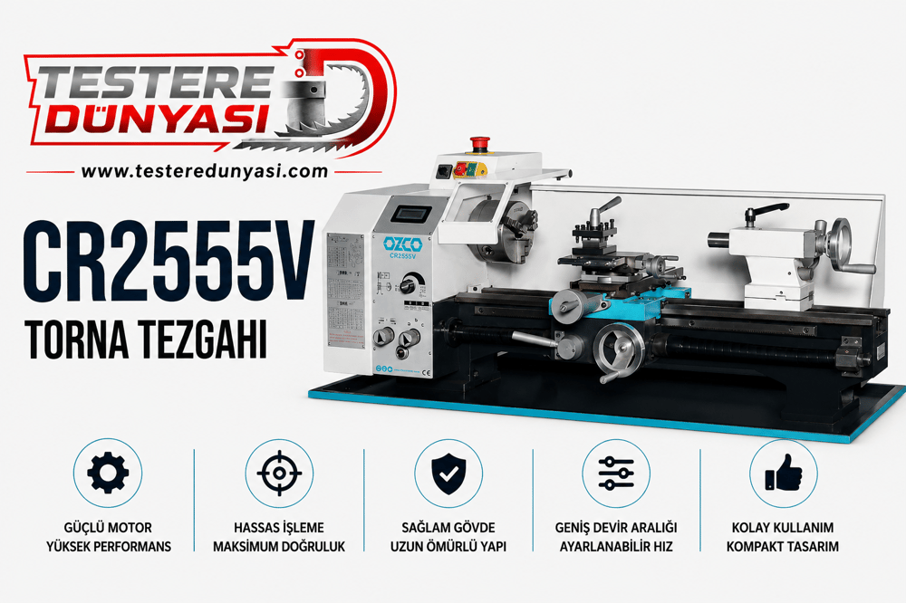 OZCO CR2555V TORNA TEZGAHI