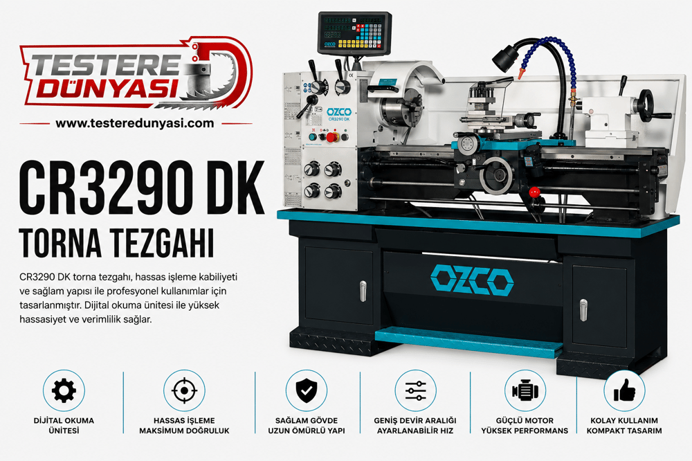 OZCO CR3290 DK UNİVERSAL TORNA TEZGAHI