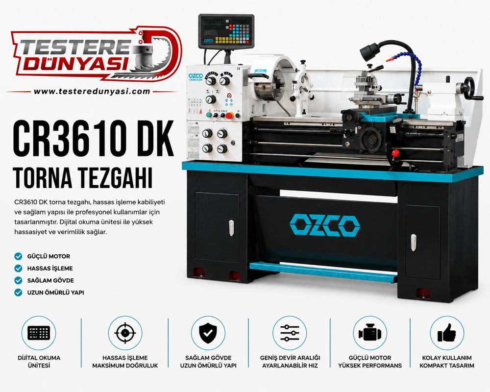 OZCO CR3610 DK UNIVERSAL TORNA TEZGAHI