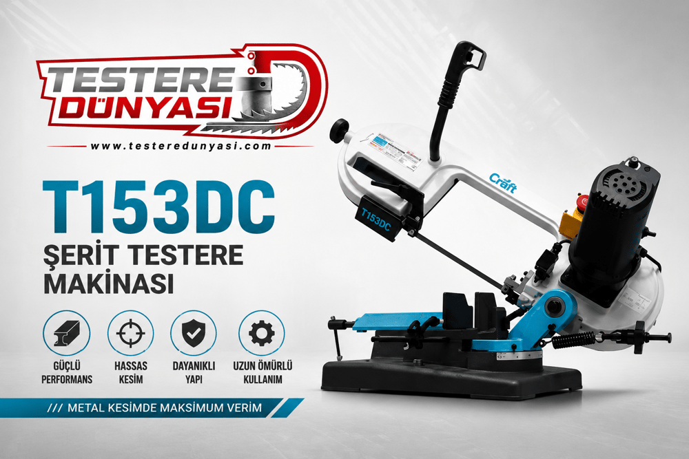 OZCO T153DC Şerit Testere Makinası