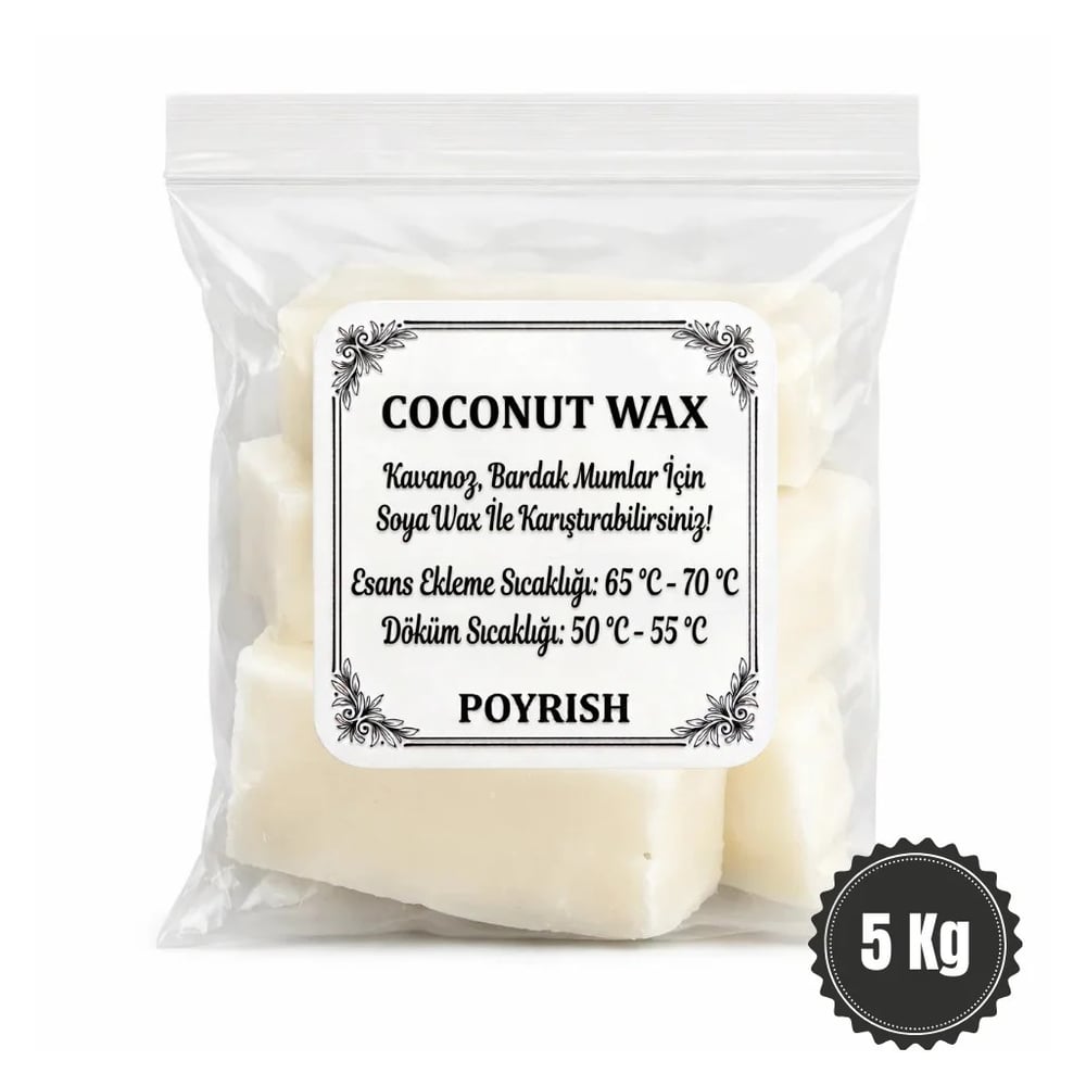 Coconut Wax 5 Kg. Hindistancevizi Yağı