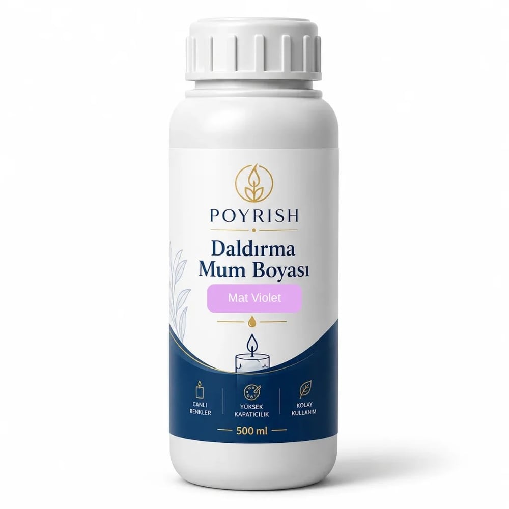 Daldırma Mum Boyası - Mat Violet - DL141 - 500 ml.