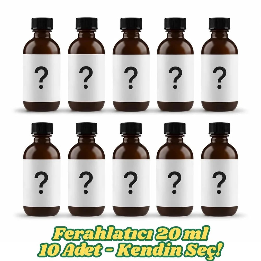 Ferahlatıcı Kokular 20 ml. Kendin Seç Esans Seti - 10 Adet