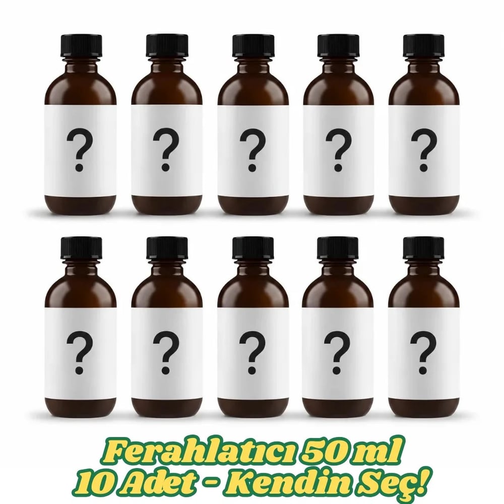 Ferahlatıcı Kokular 50 ml. Kendin Seç Esans Seti - 10 Adet (Kopya)