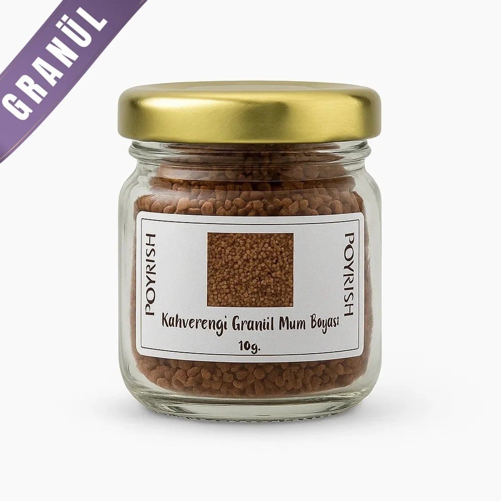 Kahverengi Granül Mum Boyası 10 Gr