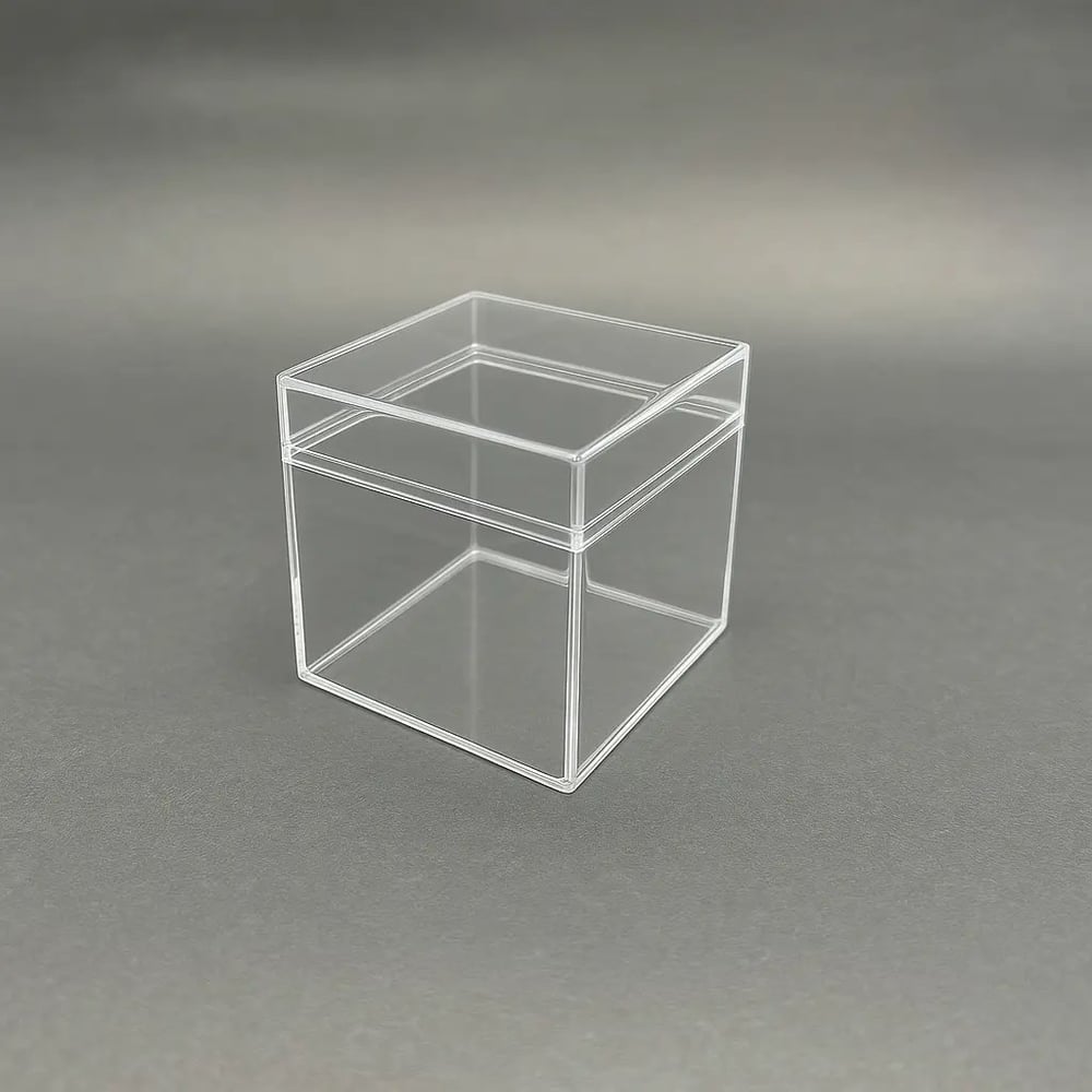 Kapaklı Mika Kutu 5x5x5 cm. (20 Adet)