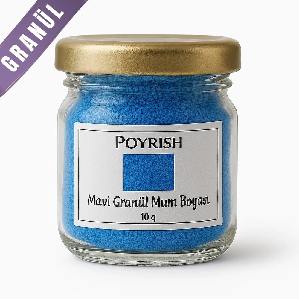 Mavi Granül Mum Boyası 10 Gr