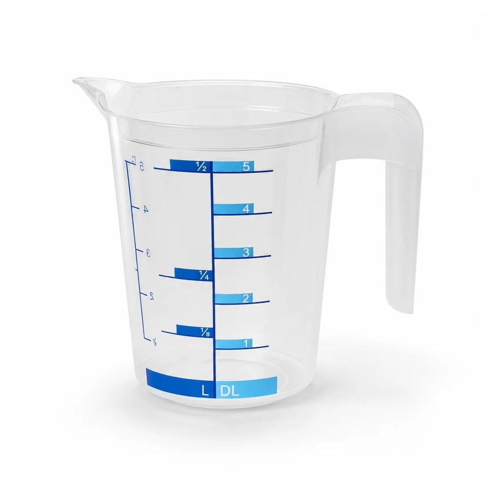 Plastik Kulplu Beher 500 ml.