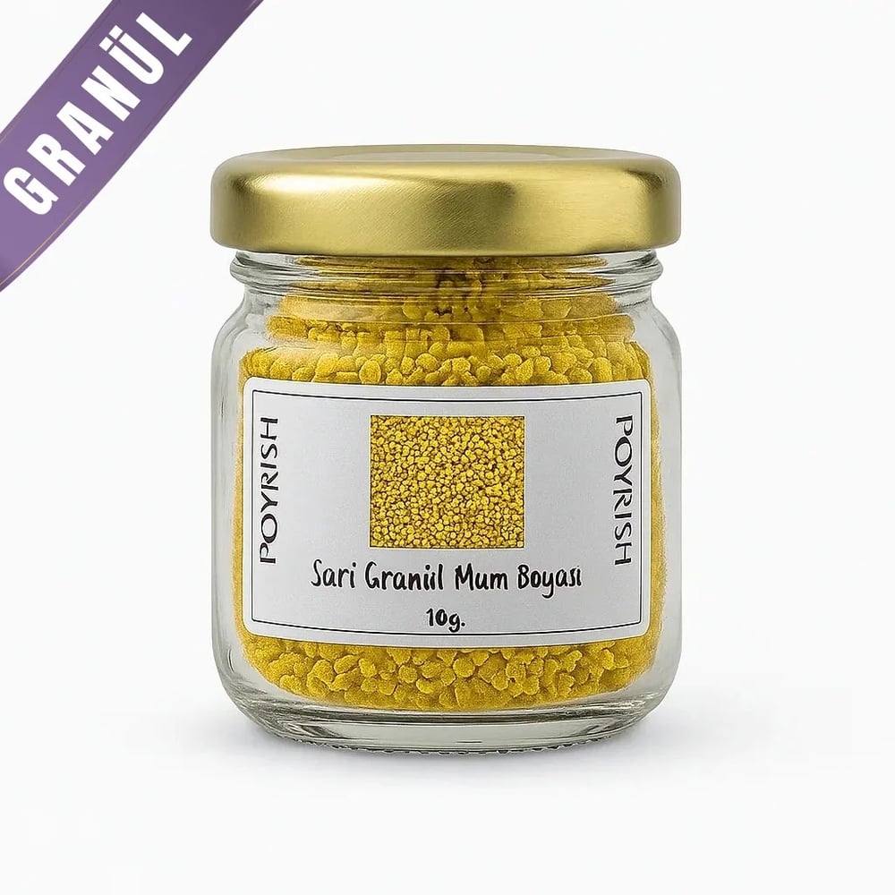 Sarı Granül Mum Boyası 10 Gr