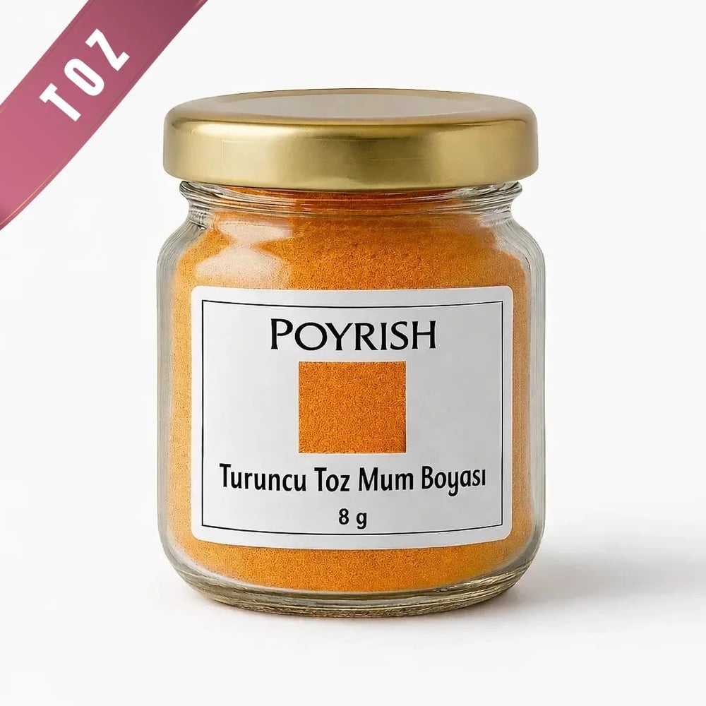 Toz Mum Boyası Turuncu 8 Gr