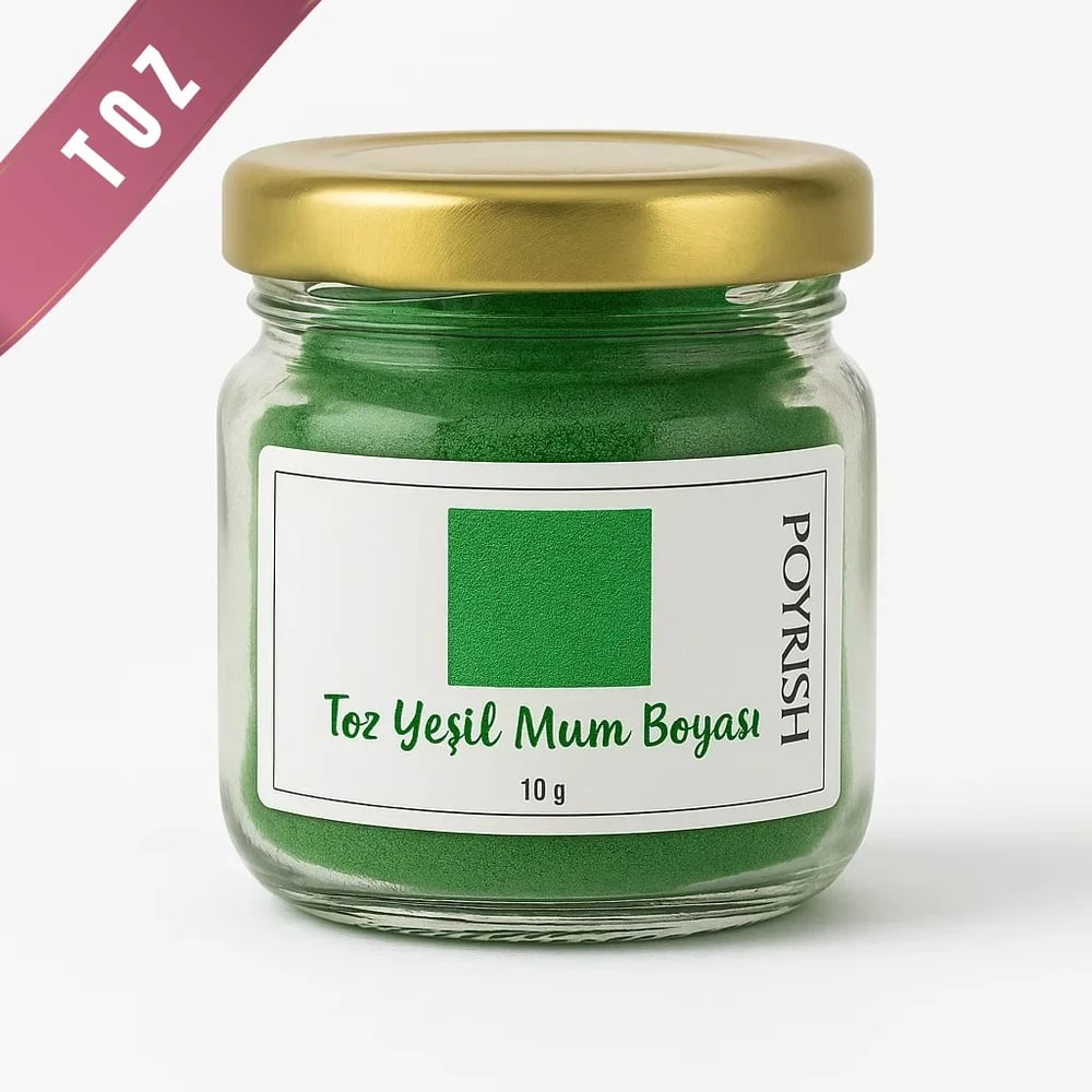 Toz Mum Boyası Yeşil 10 Gr