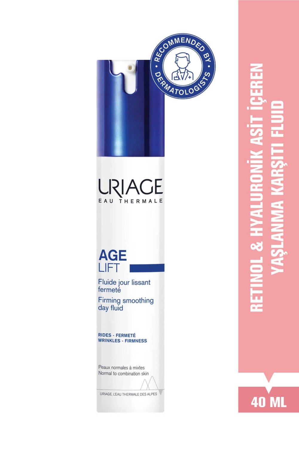 AGE LIFT Retinol ve Hyalüronik Asit İçeren Yaşlanma Karşıtı Fluid 40 ml