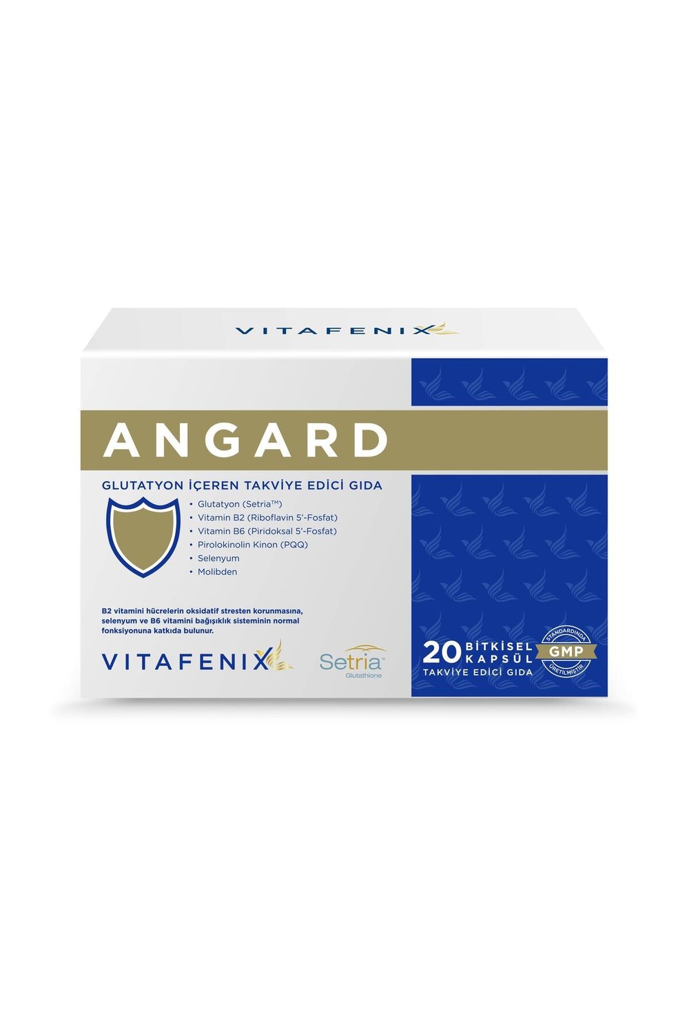 Angard Glutatyon (İNDİRGENMİŞ/REDUCED) Içeren Takviye Edici Gıda 20 Kapsül