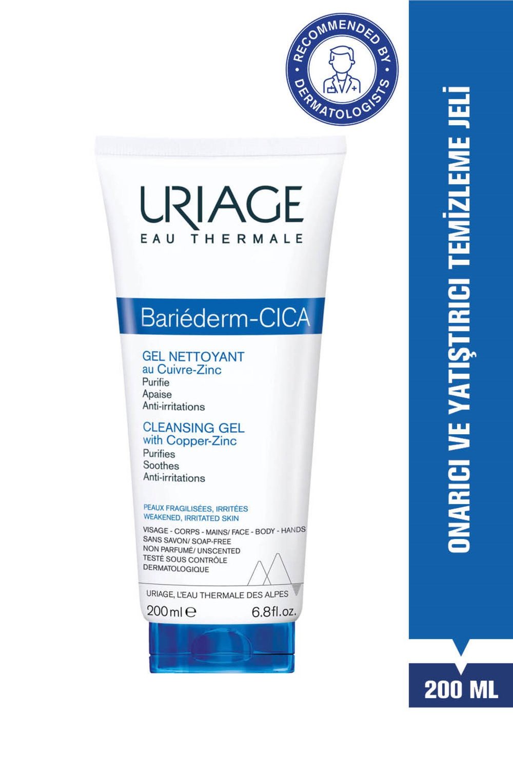 BARIEDERM Onarıcı ve Yatıştırıcı Yüz ve Vücut Temizleme Jeli 200 ml