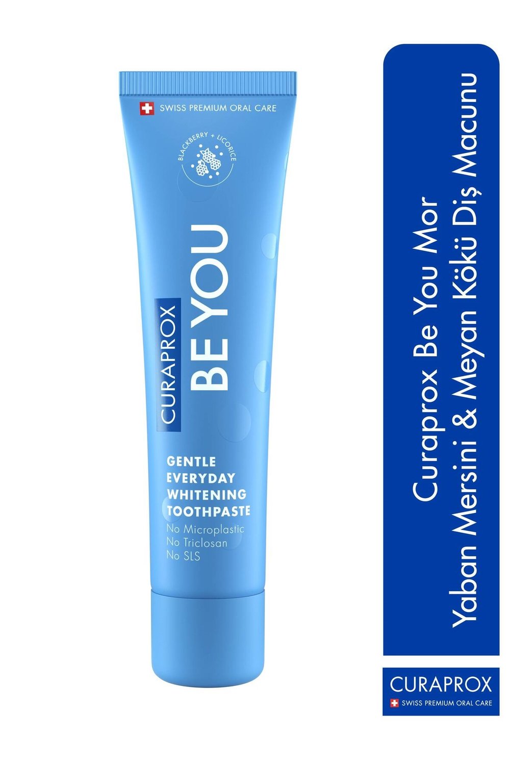 Beyou Blackberry Liquorice 60 ml (blue ) Böğürtlen - Meyankökü Diş Macunu