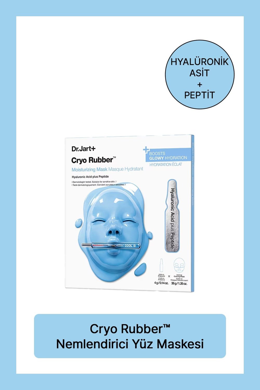 Cryo Rubber Nemlendirici Maske 40GM/1.4OZ | Hyalüronik Asit