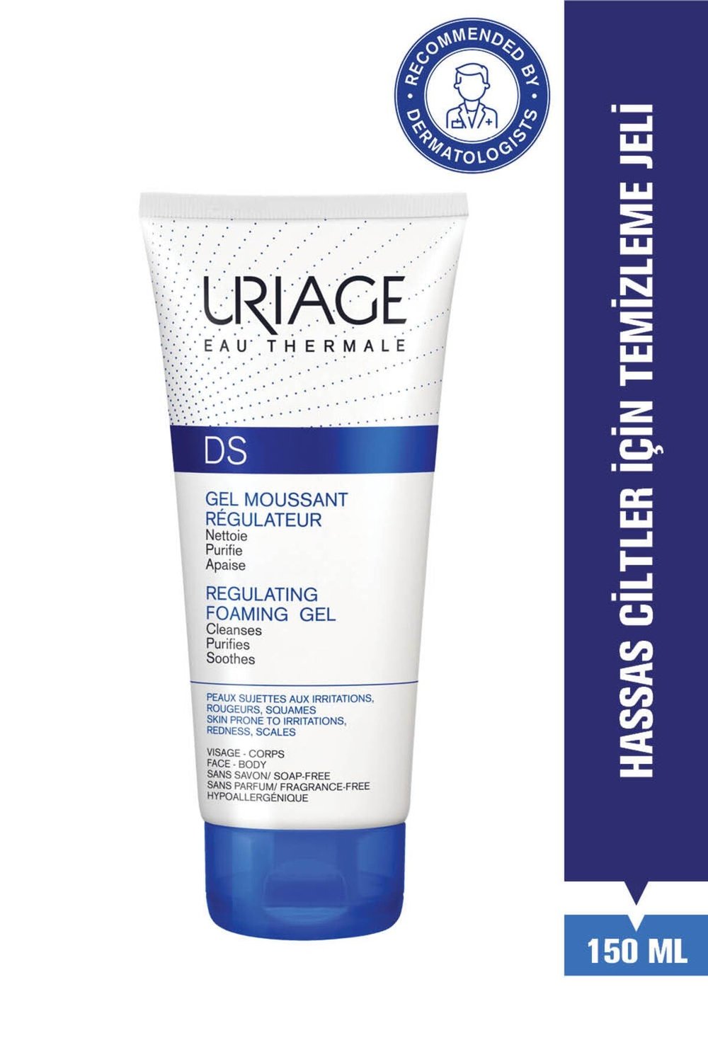 D.S. Kızarık ve Hassas Ciltler İçin Temizleme Jeli 150 ml