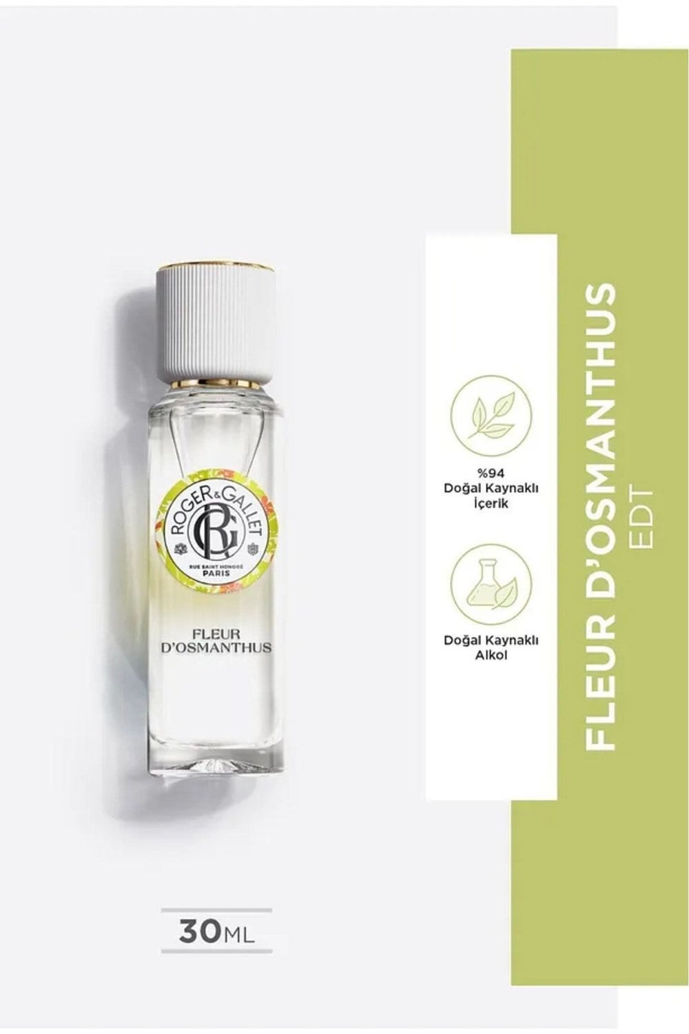 Fleur d’Osmanthus Doğal Osmanthus ve Mandalina Özlü Çiçeksi- Meyvemsi Parfüm EDT 30 ml