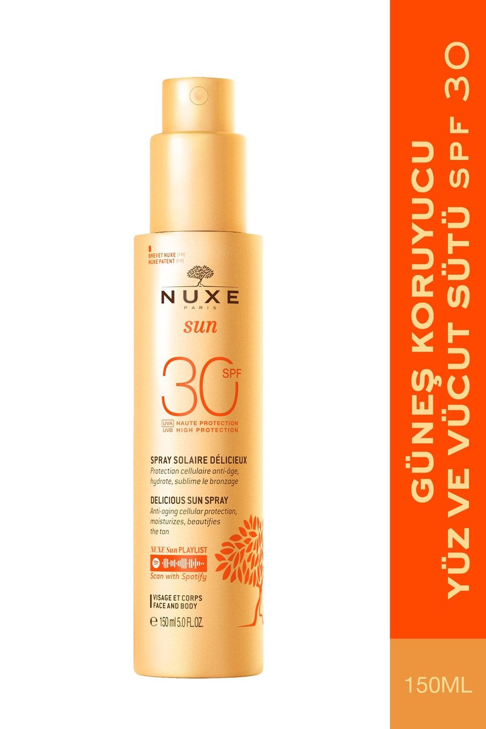 Güneş Koruyucu Yüz ve Vücut Sütü SPF 30 150 ML