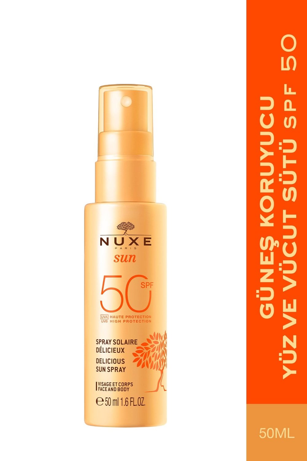 Güneş Koruyucu Yüz Ve Vücut Sütü Spf 50