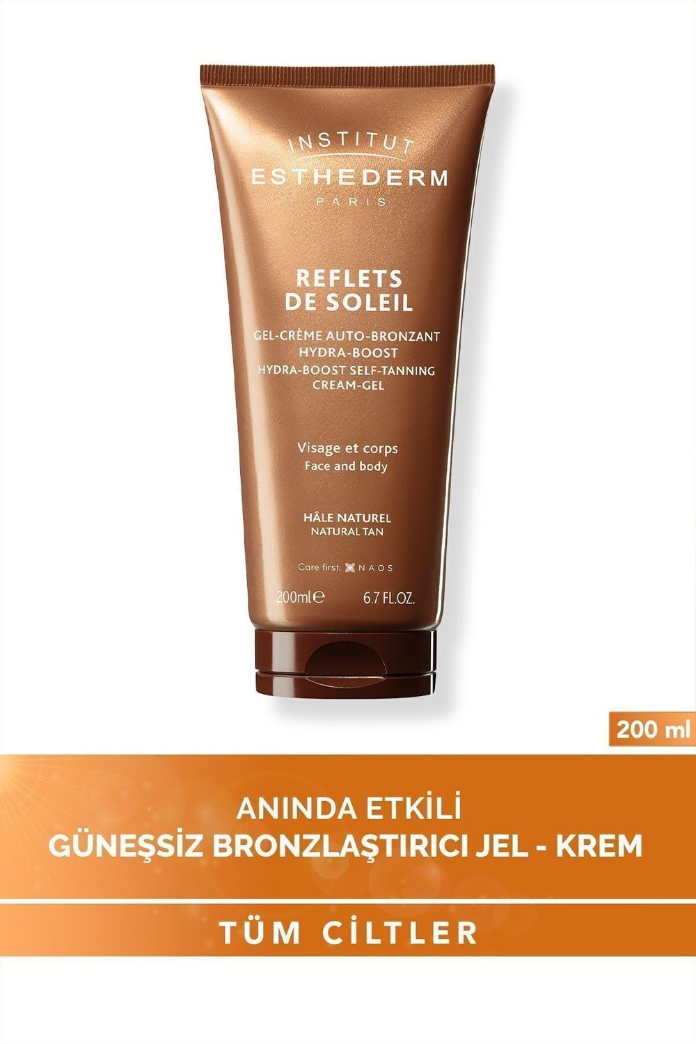 Hydra Boost Self Tanning Cream-Gel Güneşsiz ve Kalıcı Etkili Bronzlaştırıcı Jel 200ML