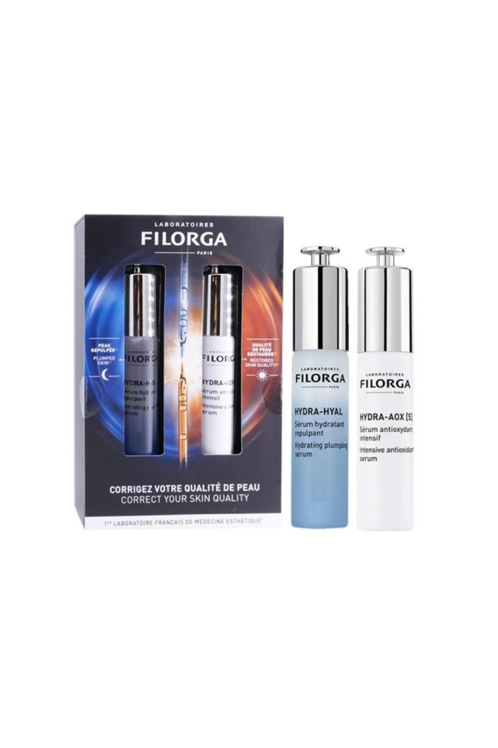 Hydra-Hyal Serum 30ml + Hydra-Aox 5 30ml Serum Seti