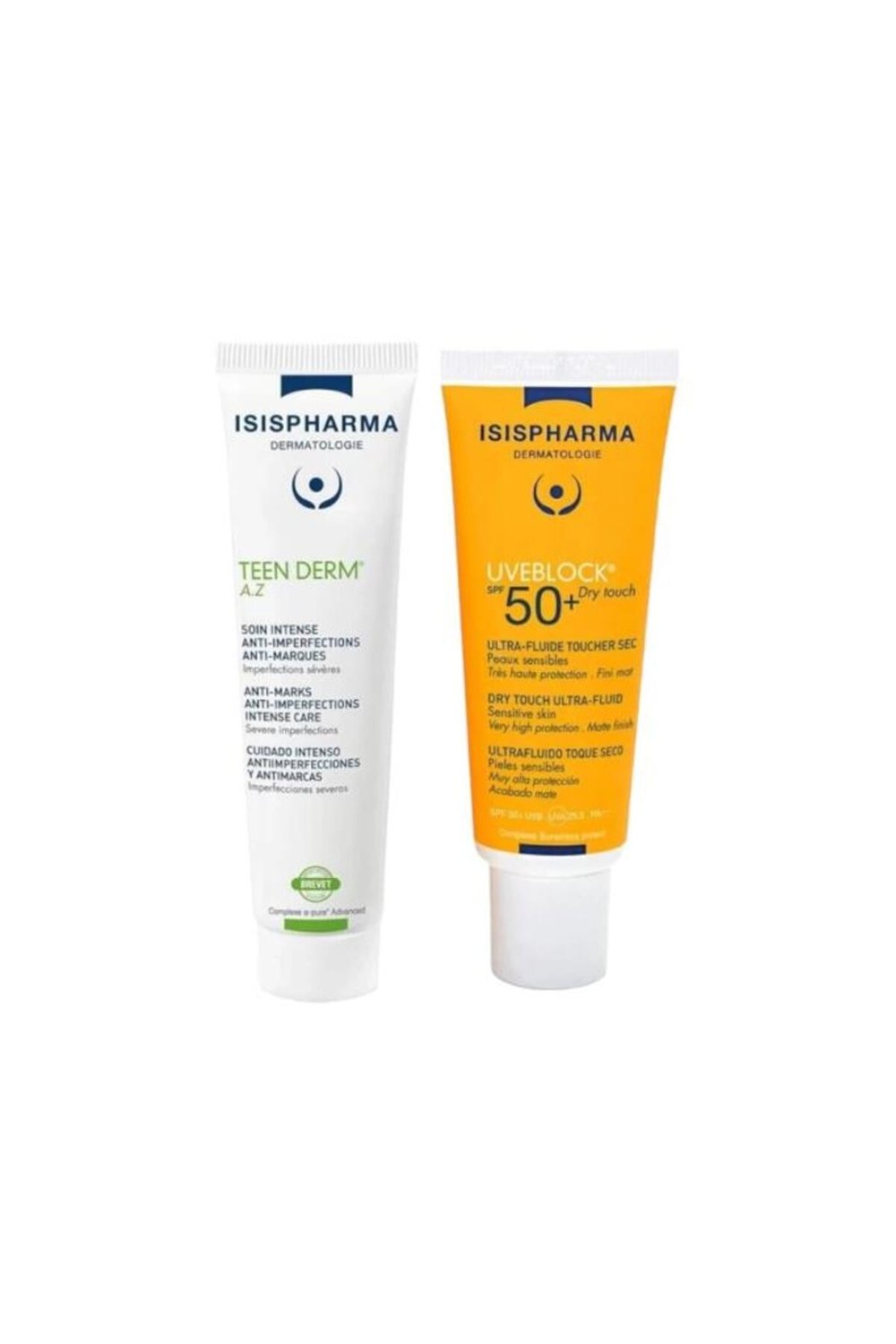 Isıs Pharma Teen Derm A.z. 30 ml Ve Uveblock Spf50 Dry Touch 40 ml