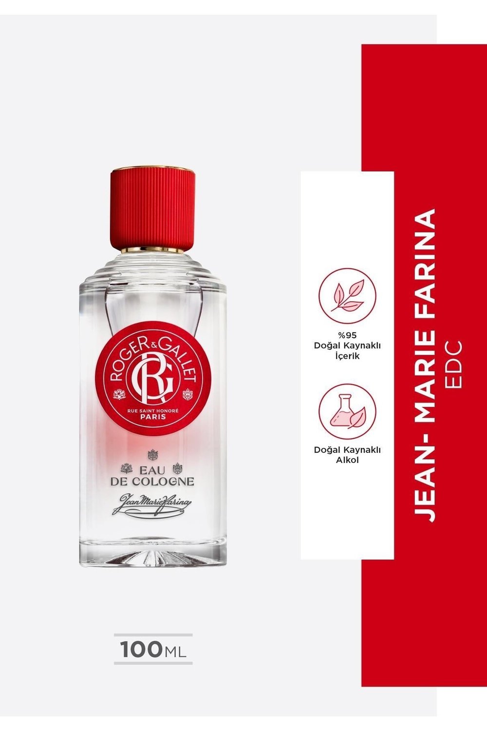 Jean-marie Farina Edc Petitgrain, Lavanta, Biberiye, Limon Içeren Narenciye Parfüm 100ml