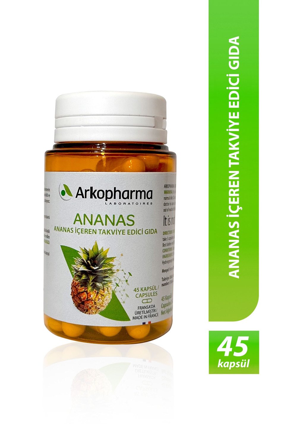 Laboratoires Ananas Bromelain 45 Kapsül