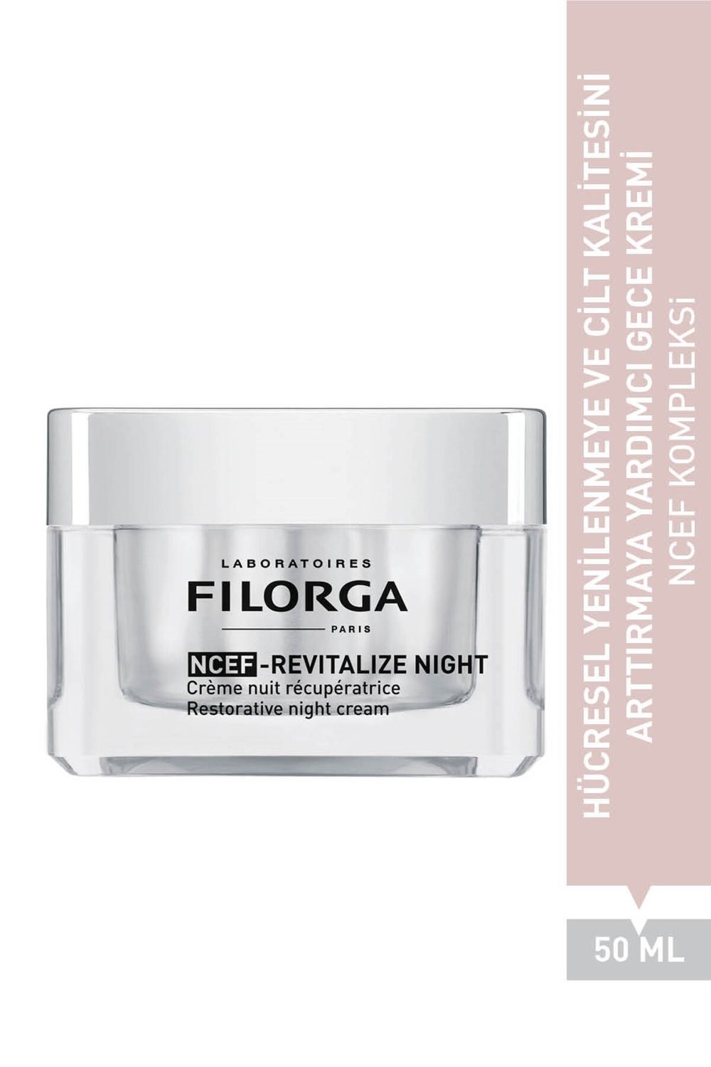 NCEF REVITALIZE NIGHT Yaşlanma Karşıtı Hücresele Yenilenmeye Yardımcı Gece Kremi 50ml