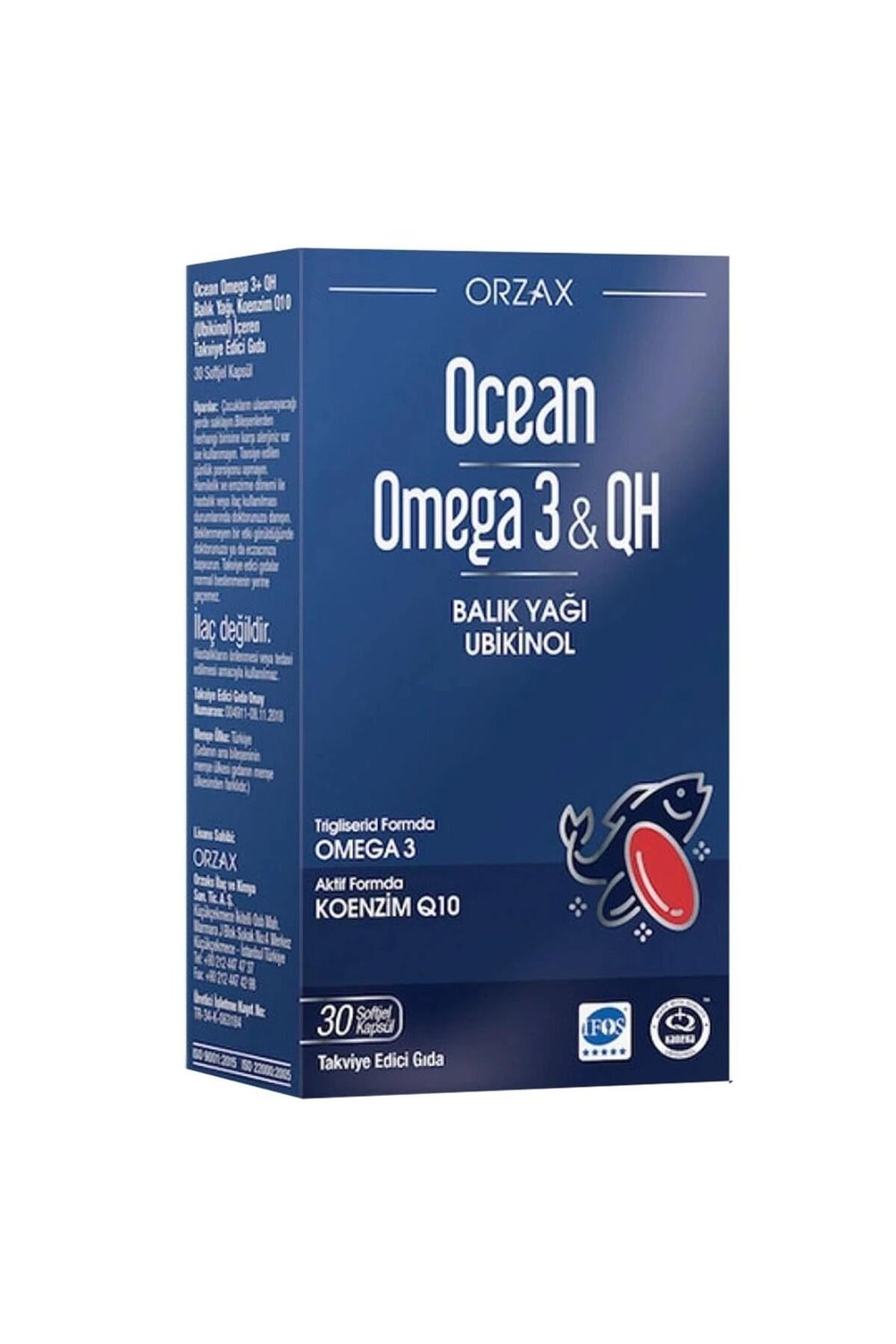 Omega 3 Balık Yağı QH 30 Kapsül