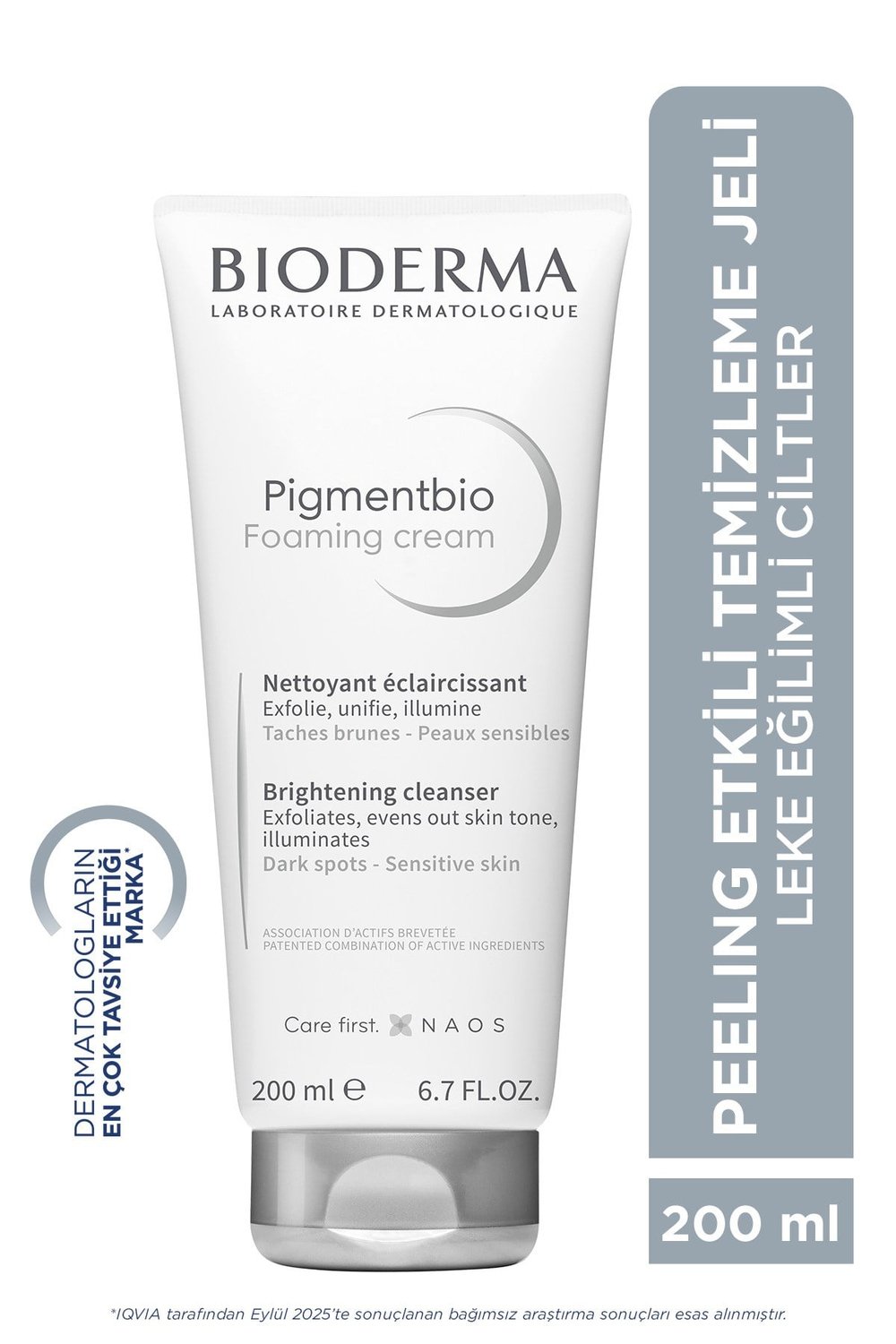 Pigmentbio Foaming Cream Leke Karşıtı ve Peeling Etkili Aydınlatıcı Yıkama Jeli 200 ML