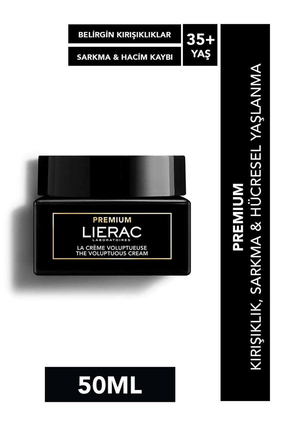 PREMIUM The Voluptuous Cream 50 ml – Yoğun Besleyici Yaşlanma Karşıtı Krem +35 Yaş