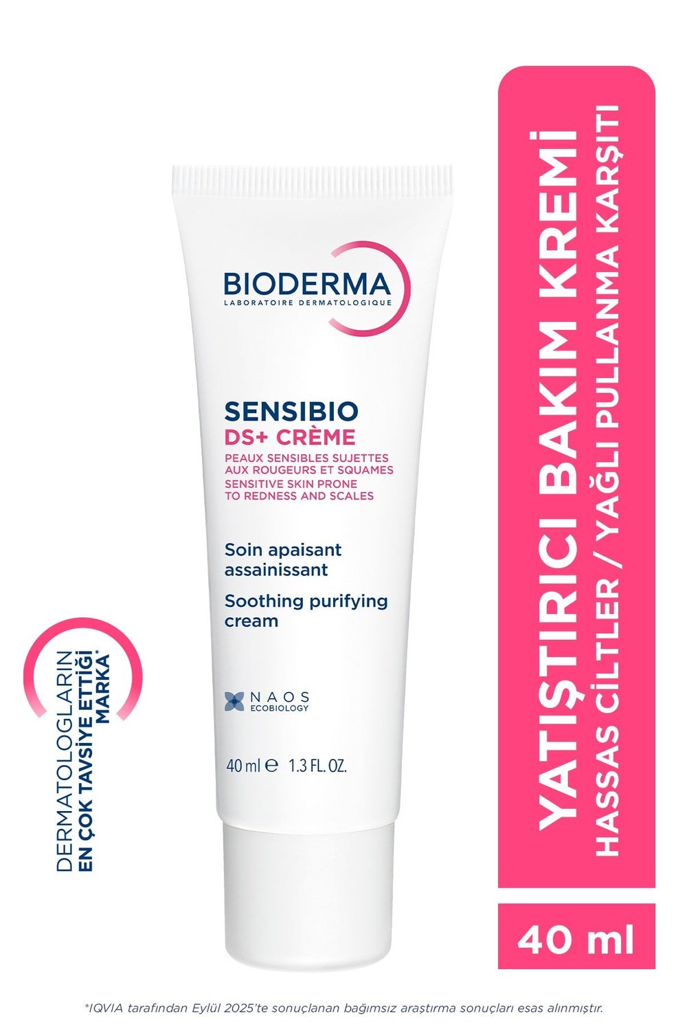 Sensibio DS+ Cream Hassas Ciltler için Kızarıklık Karşıtı Yatıştırıcı Bakım Kremi 40 ML