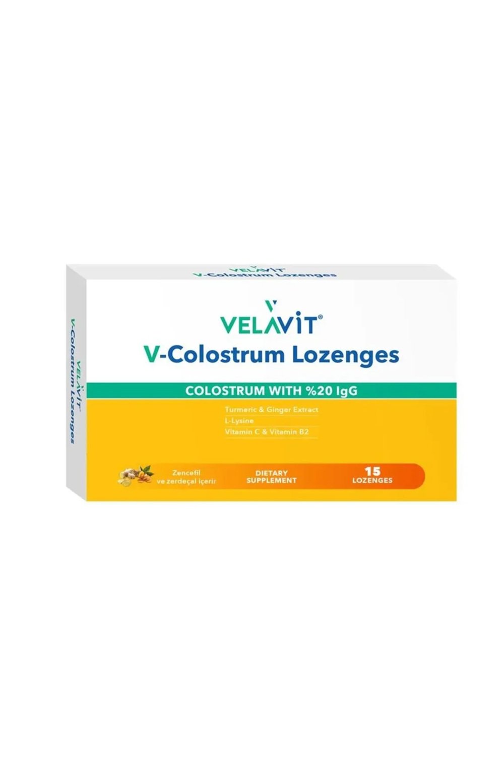 V-Colostrum Lozenges Takviye Edici Gıda 15 Pastil
