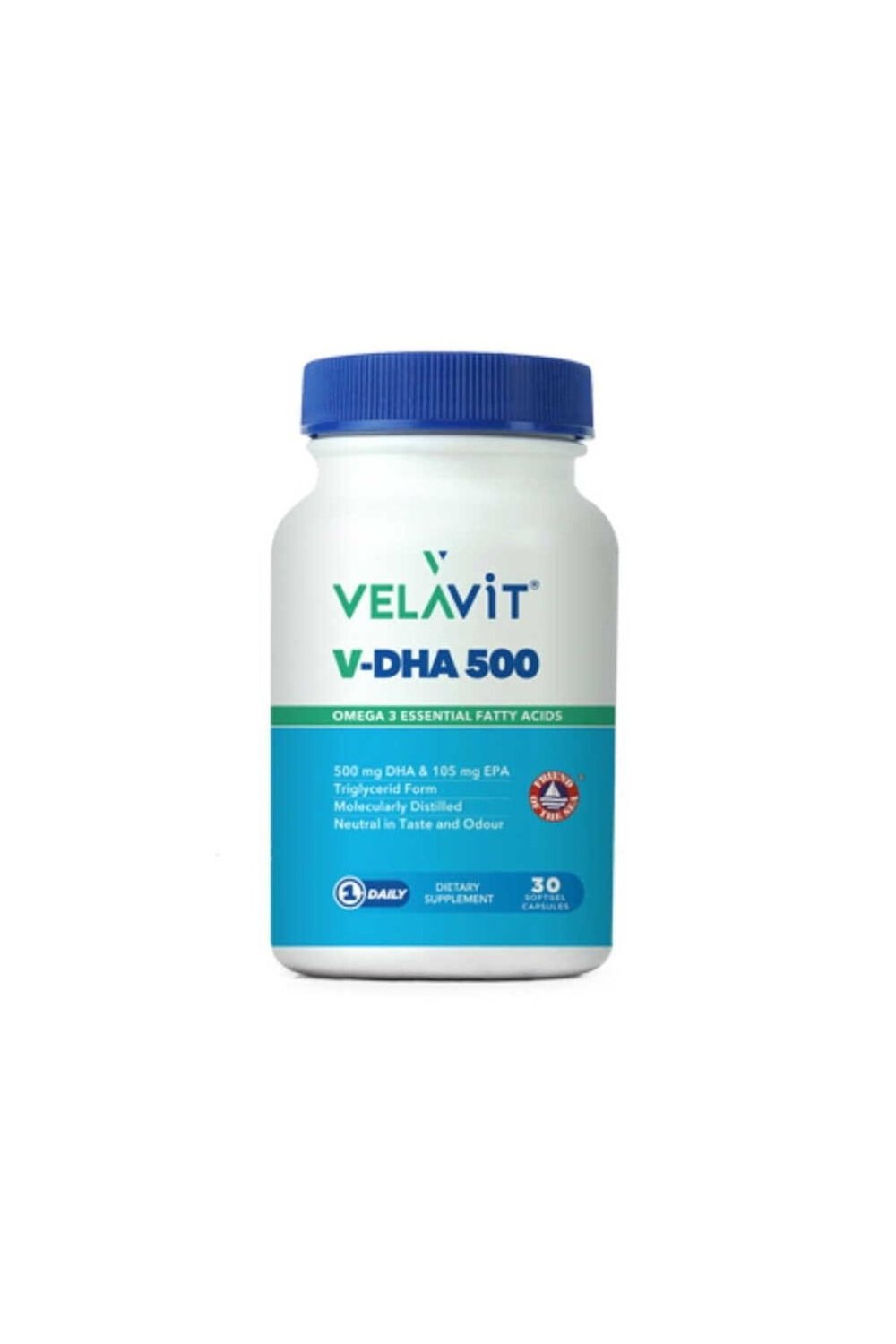 V-DHA 500 Takviye Edici Gıda 30 Kapsül