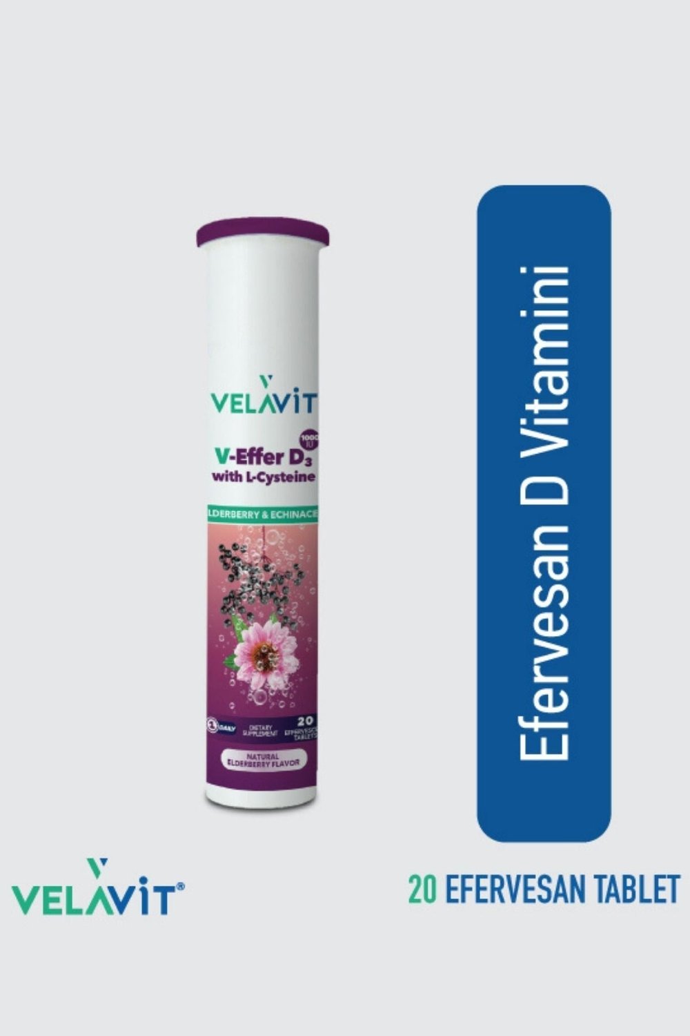V-Effer D3 With L-Cysteine 20 Efervesan Tablet