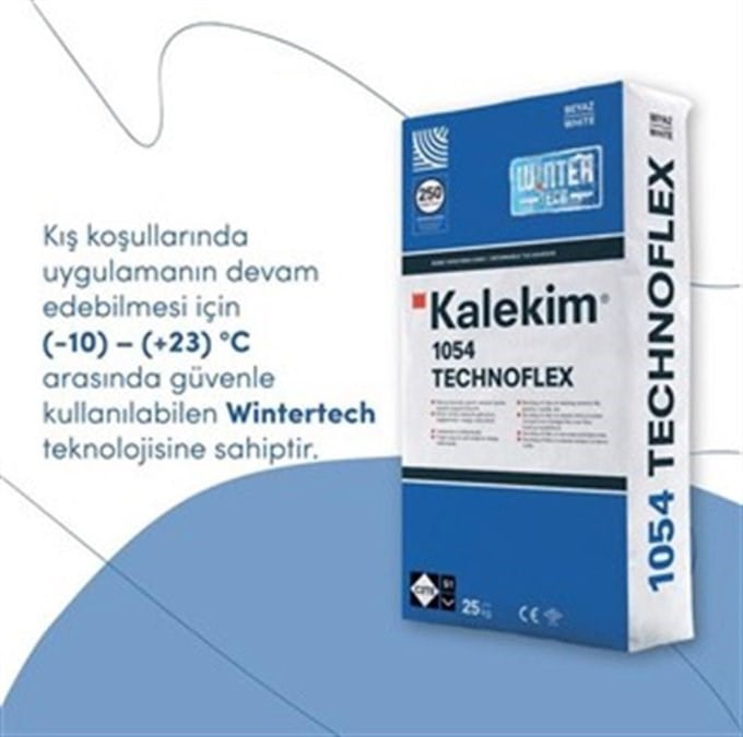 Kalekim Technoflex 1054 Beyaz Yapıştırma Harcı 25 Kg