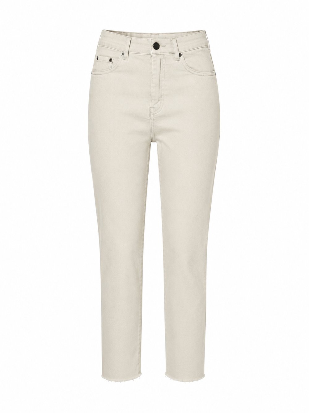 PREMIUM KALIP KESİK PAÇA MOM JEAN - BEJ