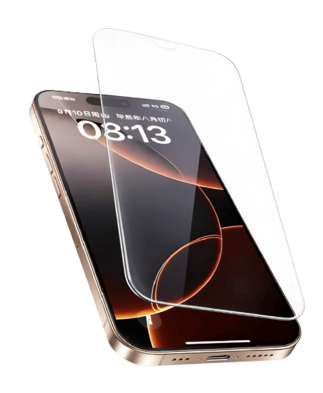 Toptan Amigo.Ga iPhone 13 Anti Statik Parlak Şeffaf HD Çerçevesiz Tam Ekran Koruyucu